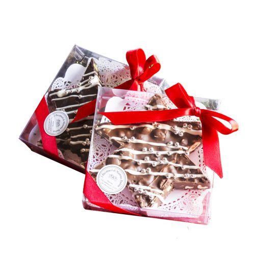 STELLINA CIOCC. TORRONATO LATTE E NOCCIOLE  - ACETATO QUADRO