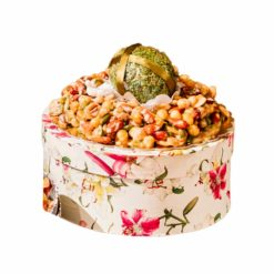 CROCCANTE CON UOVO CIOCCOLATO LATTE PRALINATO AL PISTACCHIO - TONDA 22