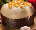 PANETTONE ARANCIA CON CREMA SPALMABILE CIOCCOLATO FONDENTE E ARANCIA