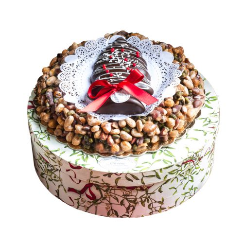 CROCCANTE CON ALBERO DI PASTA REALE RICOP. DI CIOCC. FOND. - TONDA 30 