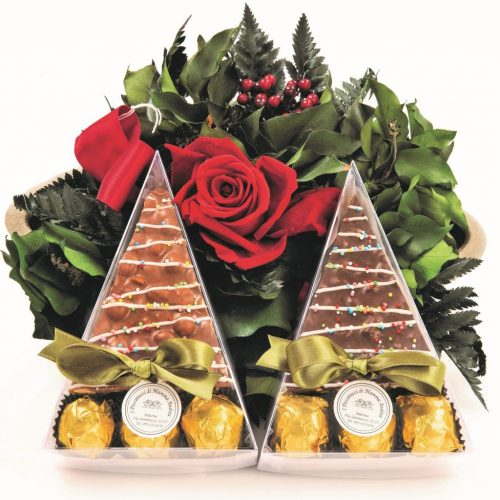 CIOCCOLATO TORRONATO FONDENTE E PISTACCHIO G 160 - ACETATO ALBERO 