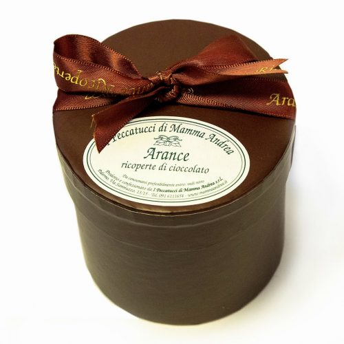 FETTE ARANCIA RICOP. DI CIOCC. FONDENTE - COFANETTO MARRONE